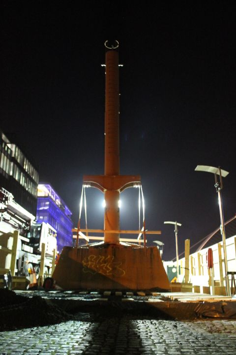 Work has begun on Dublin Docklands Diving Bell 